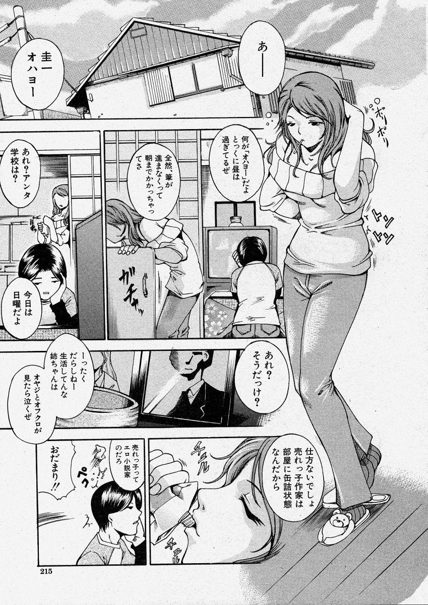 【エロ漫画】【エロ漫画】弟と勢いでセックスしてしまう巨乳姉…すっかりその気になった彼にフェラしたり、クンニさせたりし、正常位で生ハメ近親相姦する!【天乃一水:デイドリームビリーバー】