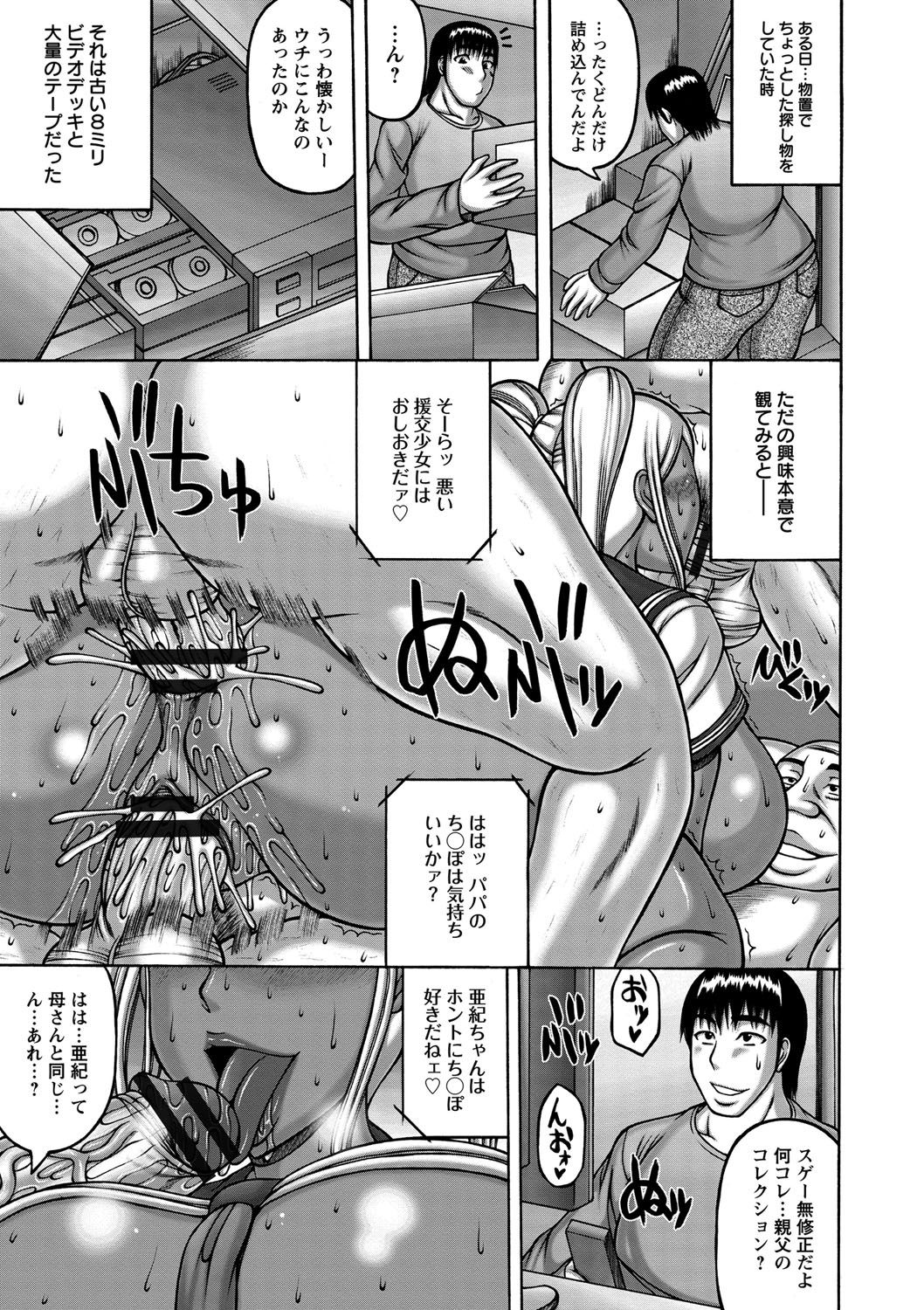【エロ漫画】親父のビデオをこっそり見たらそこにはギャルだった巨乳母親が乱交セックスで乱れ狂う姿がww見たことバレてお風呂でパイズリフェラされ近親相姦中出しセックスしまくる【榊歌丸:元ギャル母と息子】