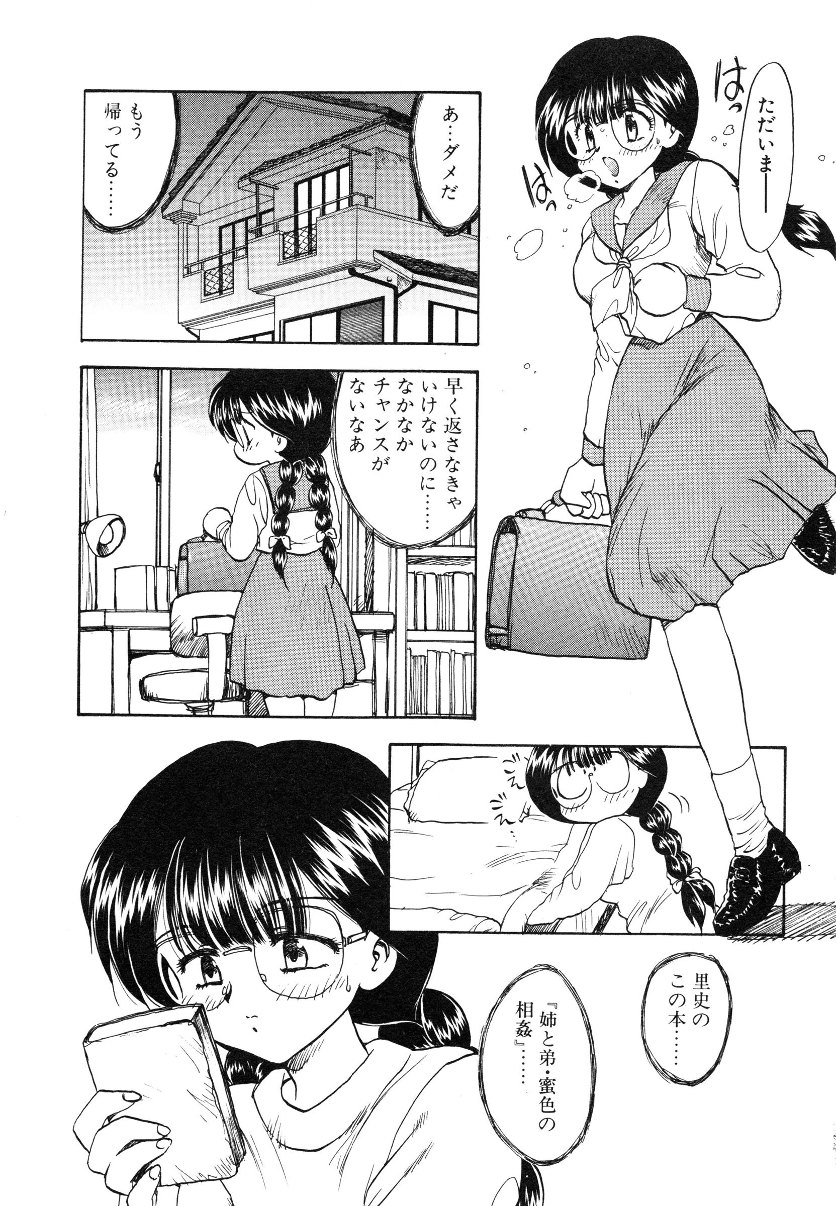 【エロ漫画】【エロ漫画】レイプものの官能小説に興奮してオナニーをしちゃう巨乳のお姉さん…弟に見られてしまい禁断の生ハメ中出し近親相姦セックス【飛龍乱：LEAD ME】