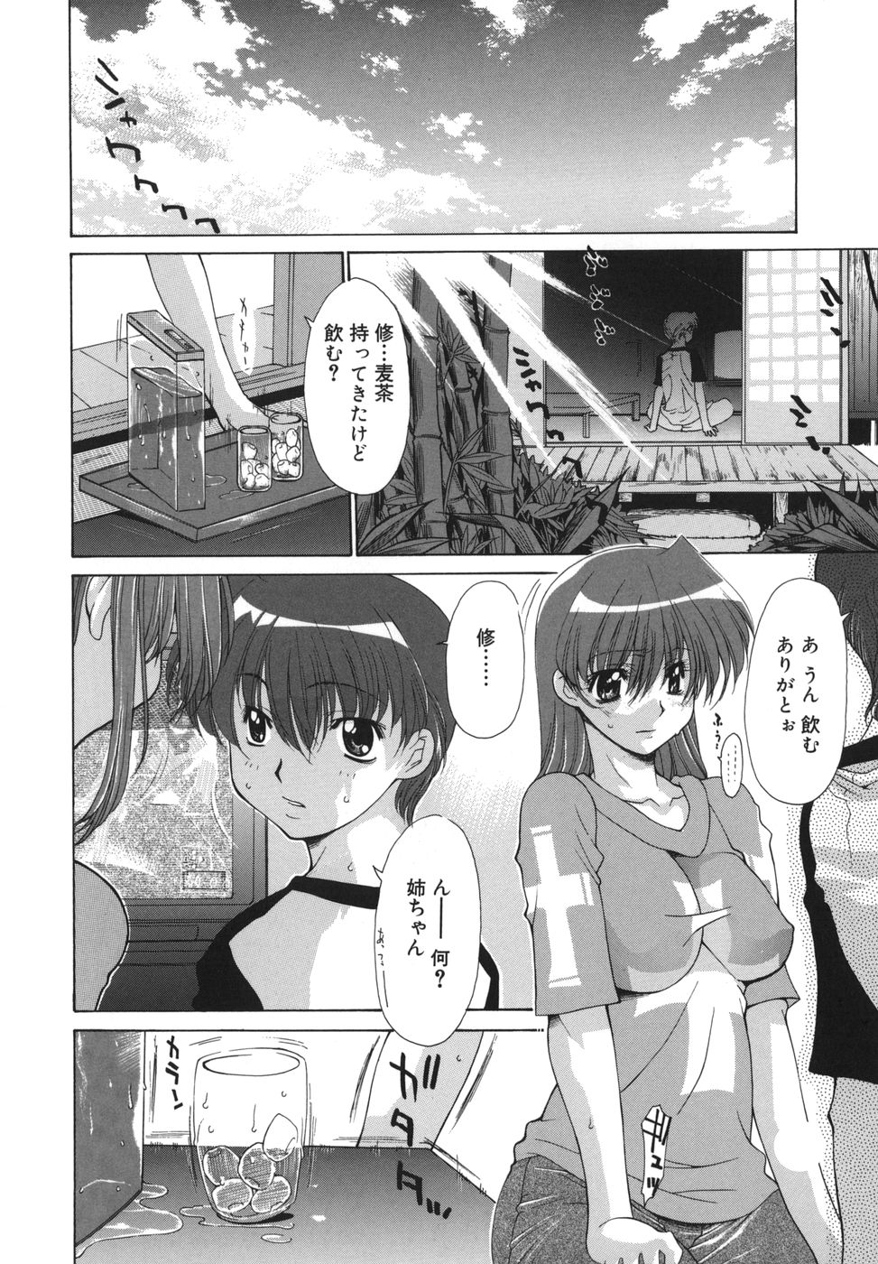 【エロ漫画】【エロ漫画】弟を誘惑しちゃう淫乱お姉さん…乳首舐めやフェラをして生ハメ中出しいちゃラブセックスで絶頂アクメ堕ちしちゃう【伊沢慎壱：暑中お見舞申し上げます】