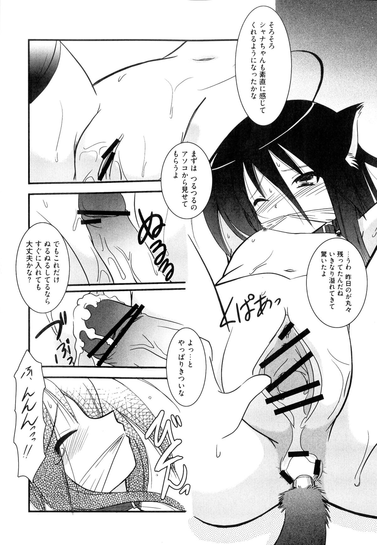 【エロ漫画】【エロ漫画】拘束されて調教されちゃう猫耳娘…アナル責めをされて生ハメ中出しレイプで淫乱堕ちしちゃう【大秦国玉安敦：SX2】