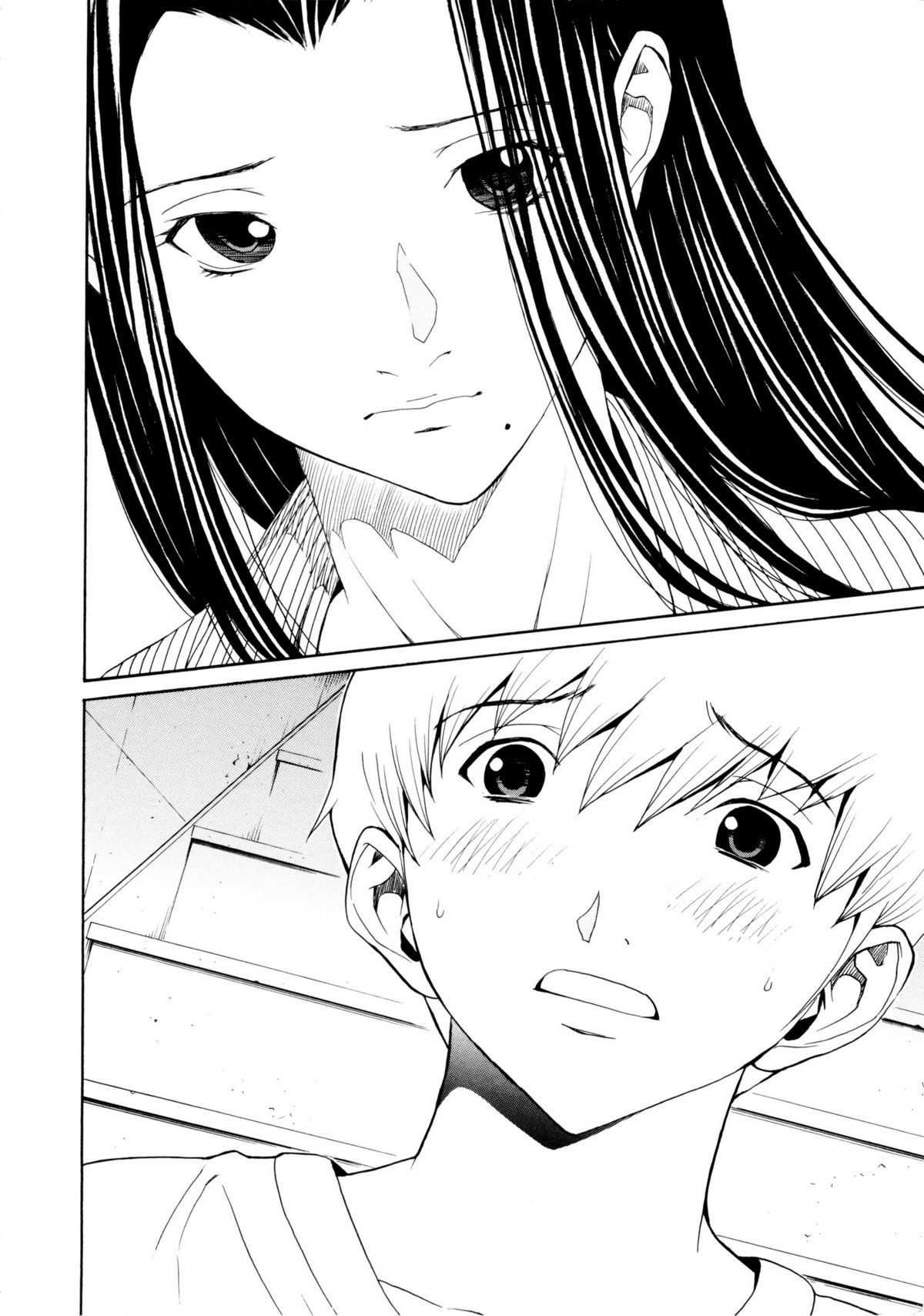 【エロ漫画】【エロ漫画】義理の息子を襲っちゃうエッチなお義母さんとイチャラブセックスをして快楽堕ちをしちゃう！【OKAWARI：ダメな男】